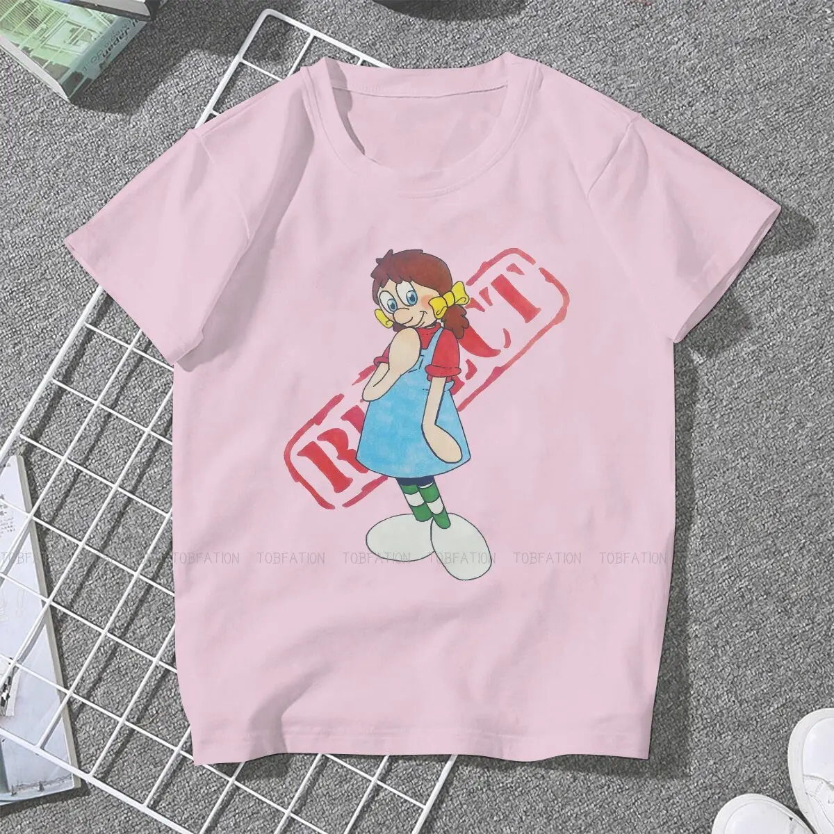 Lucy Classic  Hip Hop TShirt The Raggy Dolls Toys Grimes Toy Factory Printing Tops Casual T Shirt Women Tee Unique