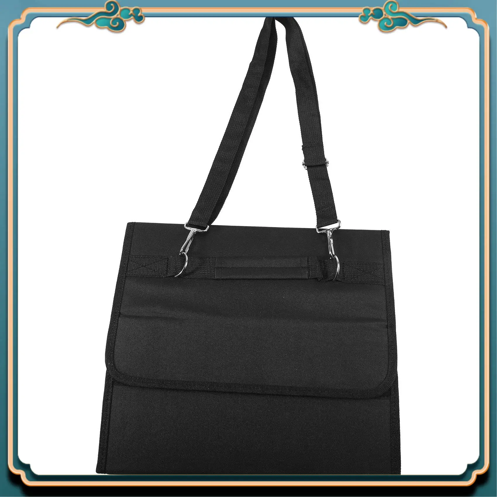 (New)-80 Slots Large Capacity Folding Marker Pen Case Art Markers Pen Storage Carrying Bag Durable Sketch Tools Organizer