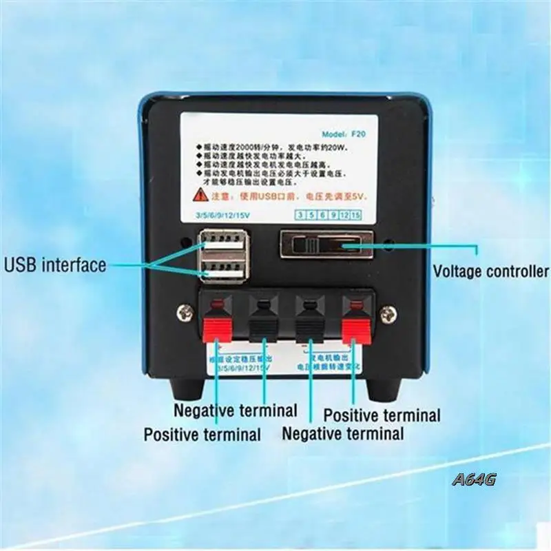 

20W Outdoor Multi-Function Portable Manual Crank Generator USB Charging Hand Crank Generator Emergency Survival Power