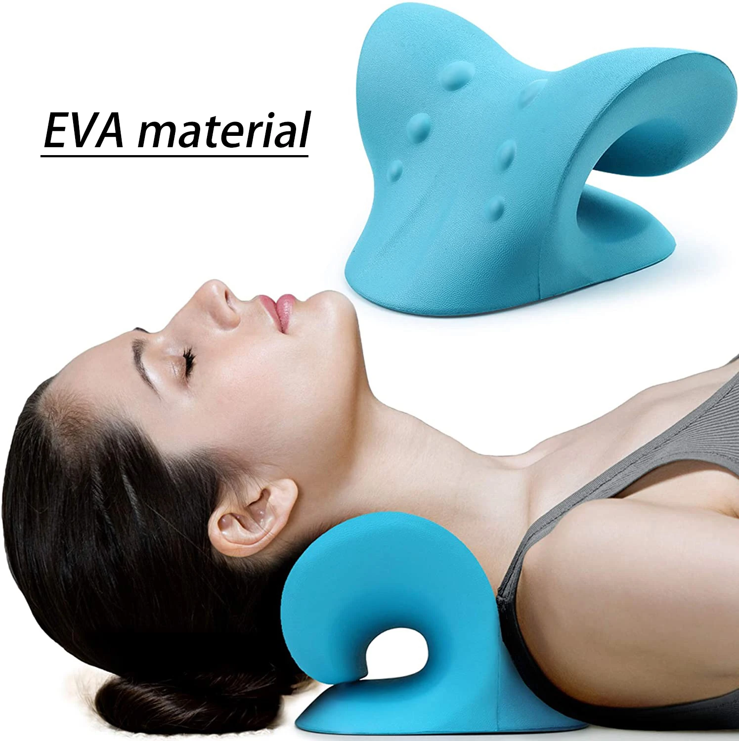 Neck Shoulder Stretcher Relaxer Massage Pillow U Shaped Shiatsu Cervical Massage Pillow Neck and Shoulder Repair Pillows