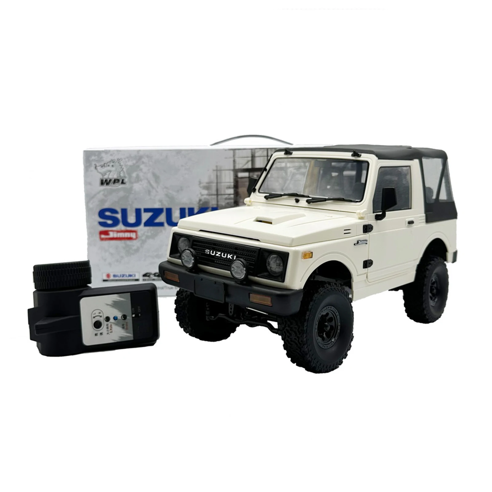 Open-Top versie 1/10 RC WPL C74-1 Jimny 2,4g afstandsbediening terreinwagen op volledige schaal 4-wielaandrijving klimvoertuig auto speelgoed