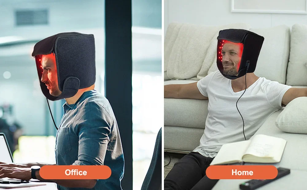 660nm 850nm الأشعة تحت الحمراء العلاج بالضوء الأحمر كاب Nir LED جهاز العلاج بالضوء قبعة للرأس الشحن السريع #5