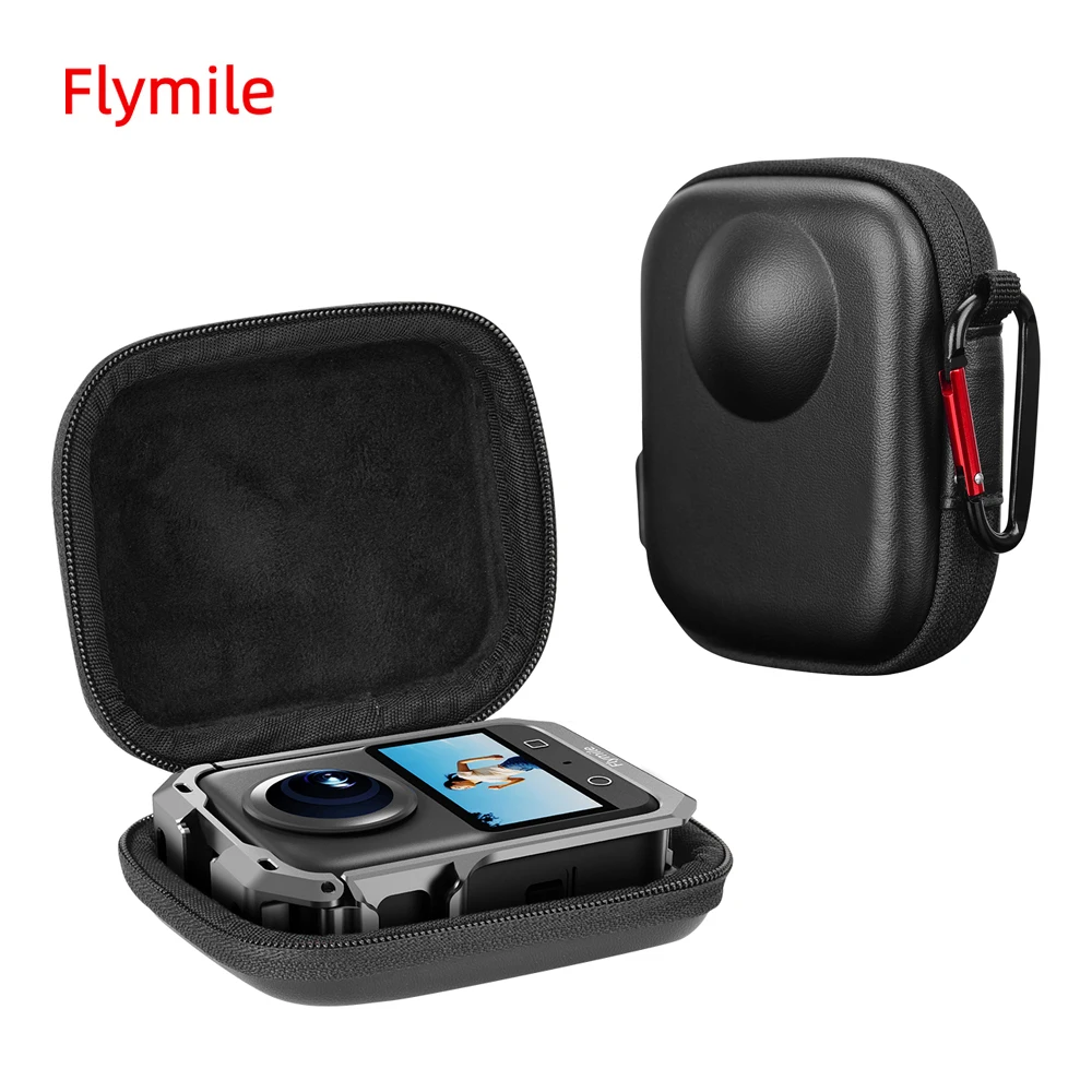 Flymile Cage Carrying Case Storage Bag for DJI OSMO 360 Accessories Frame Portable Mini Bag Hard Shell Handbag With Carabiners