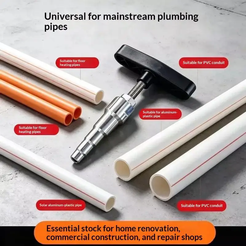 1Pcs Mixed Size Manual Pipe Expander For T Handle12-25mm For Repairing Household Appliances For PVC Aluminum Plastic Pipe