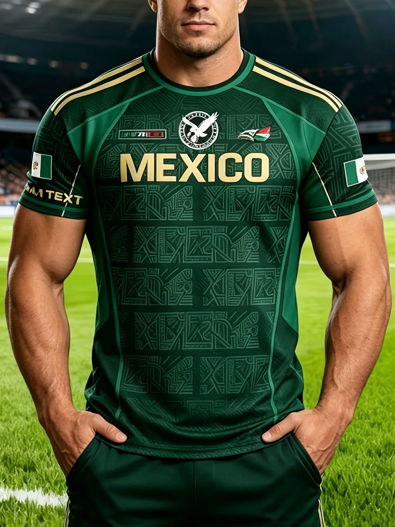 Herren-T-Shirt mit Adler-Print, lässiges Kurzarm-T-Shirt mit Rundhalsausschnitt, Herrenbekleidung für Outdoor-Sportbekleidung, kurzärmliges Herren-T-Shirt-Oberteil