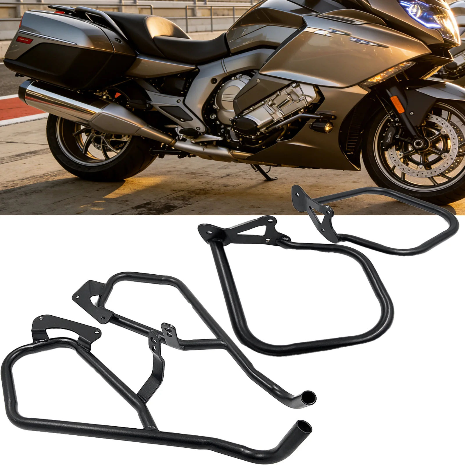 

For BMW K1600GT K1600GTL K1600 GT/GTL 2011-2024 Motorcycle Bumper Engine Side Box Anti Drop Bar Protection Modification Paets