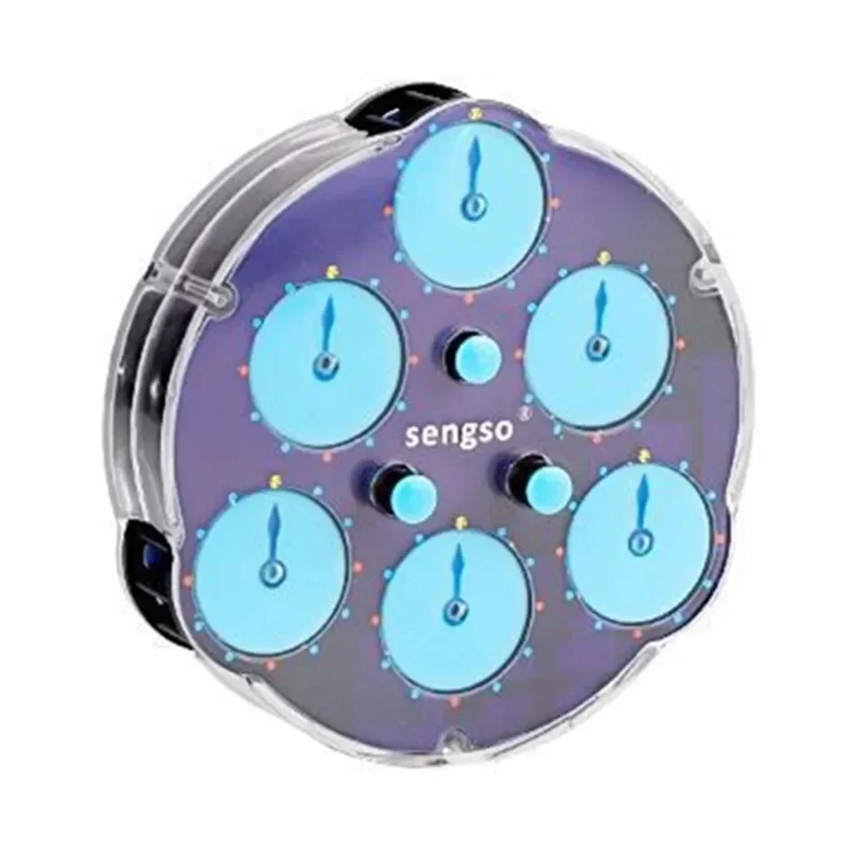 Picube-Horloge Magnétique Sengso, Cube Magique de Positionnement, Horloge Magique Professionnelle Transparente, Équipement d'Intelligence, Jouets pour Enfants