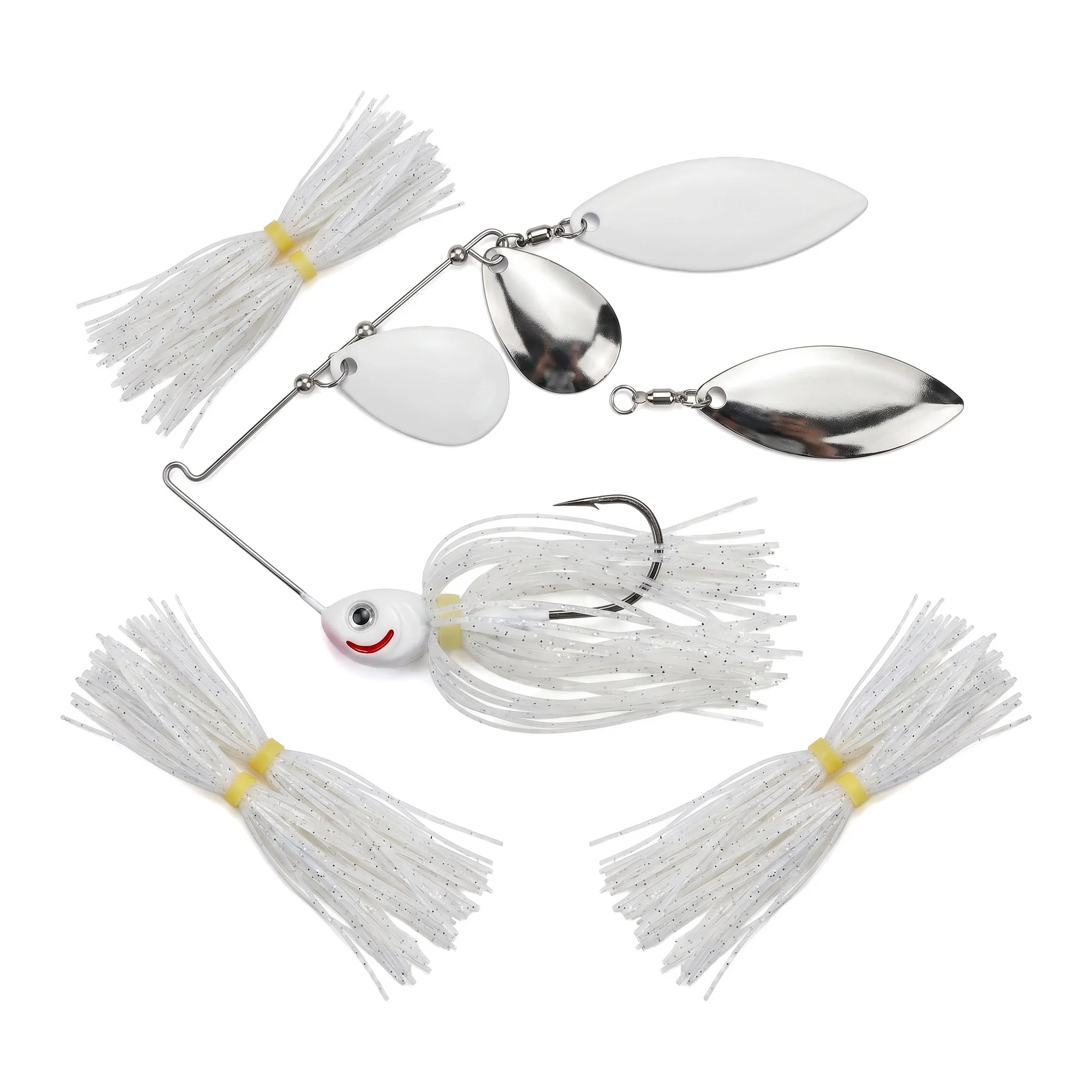 Goture Spinner Jig para salmón del mar con faldas y cucharas - imagen 2