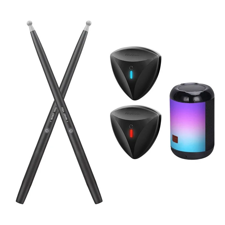 Somatosensory Electronic Air Drum Smart Portable Technology Virtual AR Musical Instrument Drumsticks Practice Drum Mallets