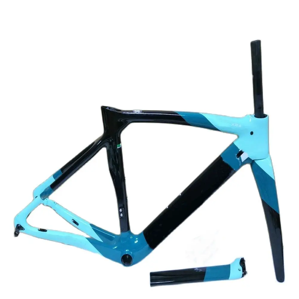 XR4 Road Carbon Frame Bicycle Frameset, Matte Glossy Seat Post Clamp, Headset Fork, 20 Colors, 50 cm, 53 cm, 55 cm, 57cm, New