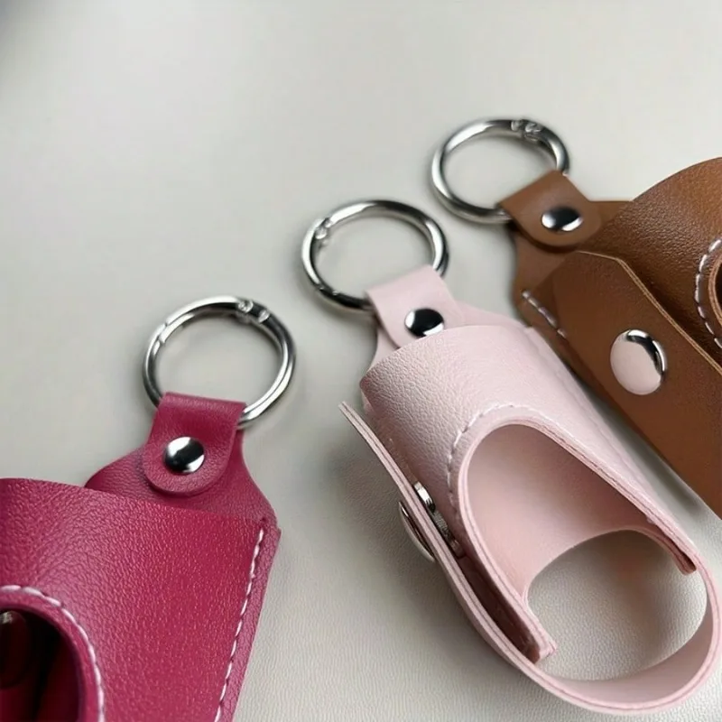 Asthma Inhaler Keychain Holder Casual Style Cough Bottle Protector Portable Available In Black Blue Pink Grey For Outdoor Use