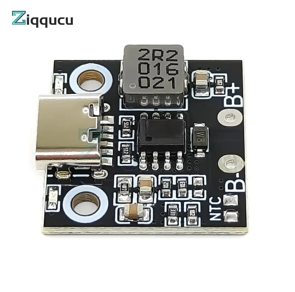 Carte d\'alimentation de charge de batterie au lithium, décharge de charge intégrée, protection de charge élévatrice, type C, technologie 18650, 5V