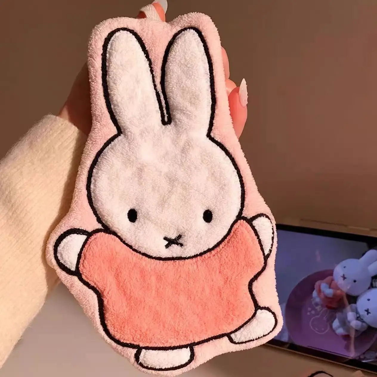 Premium Super Soft Miffy Rabbit Cartoon Towel Thickened Large Size Absorbent Quick Dry Bathroom Kitchen Home Towel 1/2 Pcs
