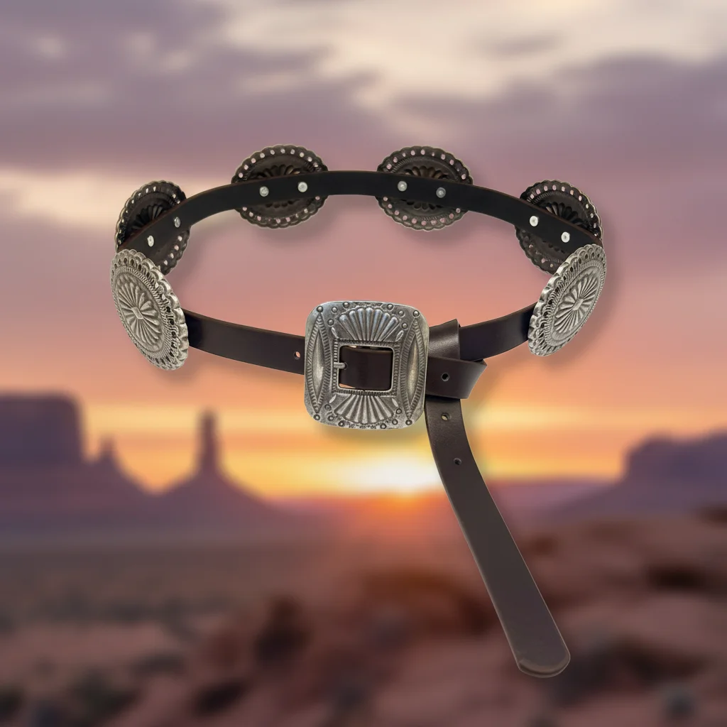 Women Retro Western Belt Bohemian Style Casual Matching Artificial Leather Alloy Buckle