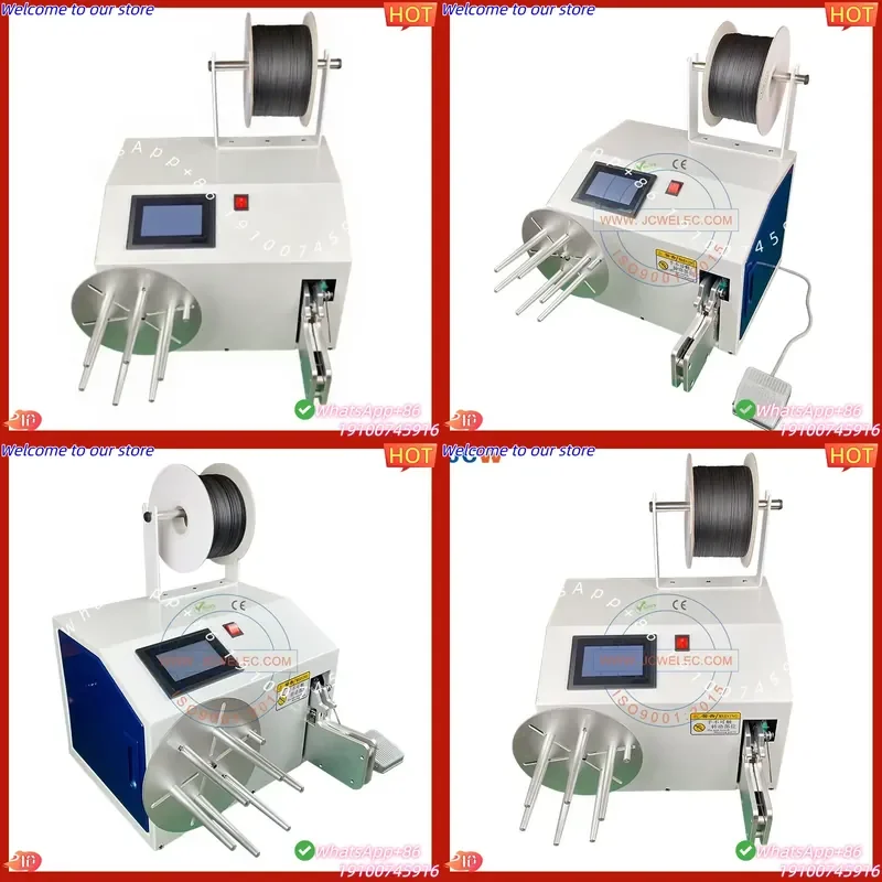 

CE Certificate JCW-WB01N Series Automatic Cnc Wire Wind Machine Copper Cable Coil Winding and Tying Machine