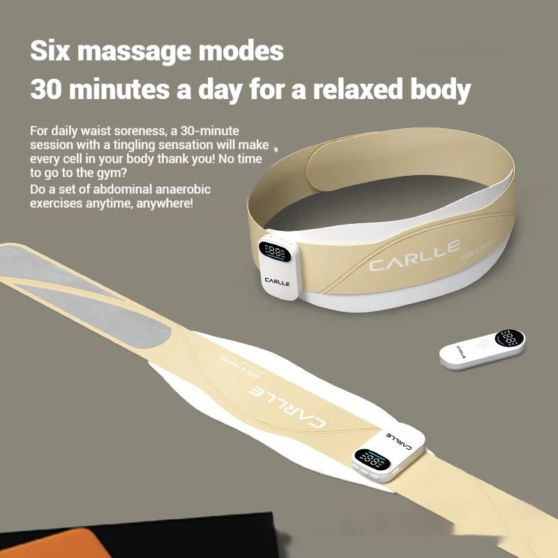 

Пояс для талии с красным светом и импульсным воздействием EMS, микротоковый массажер с вибрацией и подогревом, устройство для снятия боли в пояснице и расслабления мышц