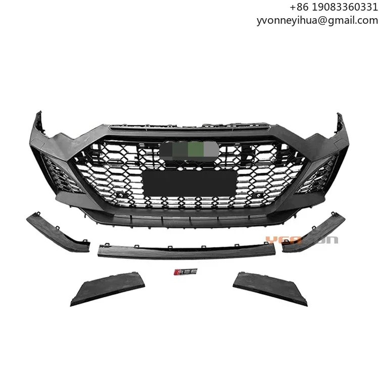 

Front Bumper Assy Change To C8 RS6 Front Body Kit RS6 Style PP Material for Audi A6 Car Bumper 2019 2020