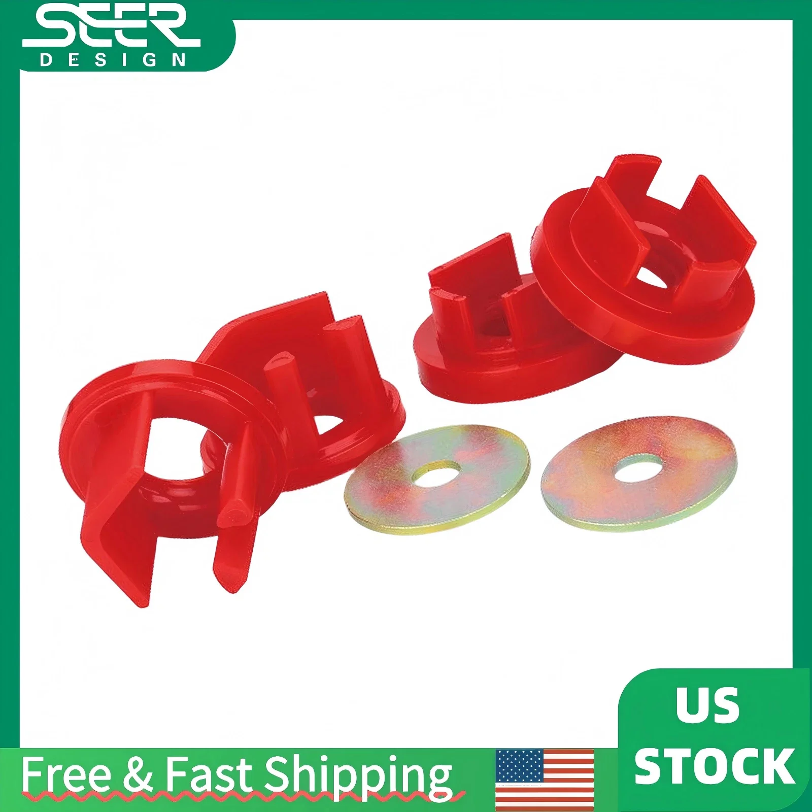 

Solid Differential Mount Insert Bushing Kit For 99-09 Subaru Outback 2008-2014 WRX