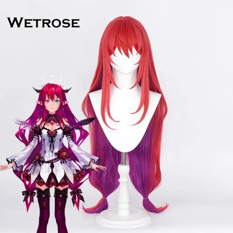 ZA01 【Wetrose】Auf Lager IRyS Cosplay Perücke 2023 Neues Outfit Hololive Hope EN Holo Vtuber SeisoRyS Roter kurzer Bob Haarschnitt StilZa0@