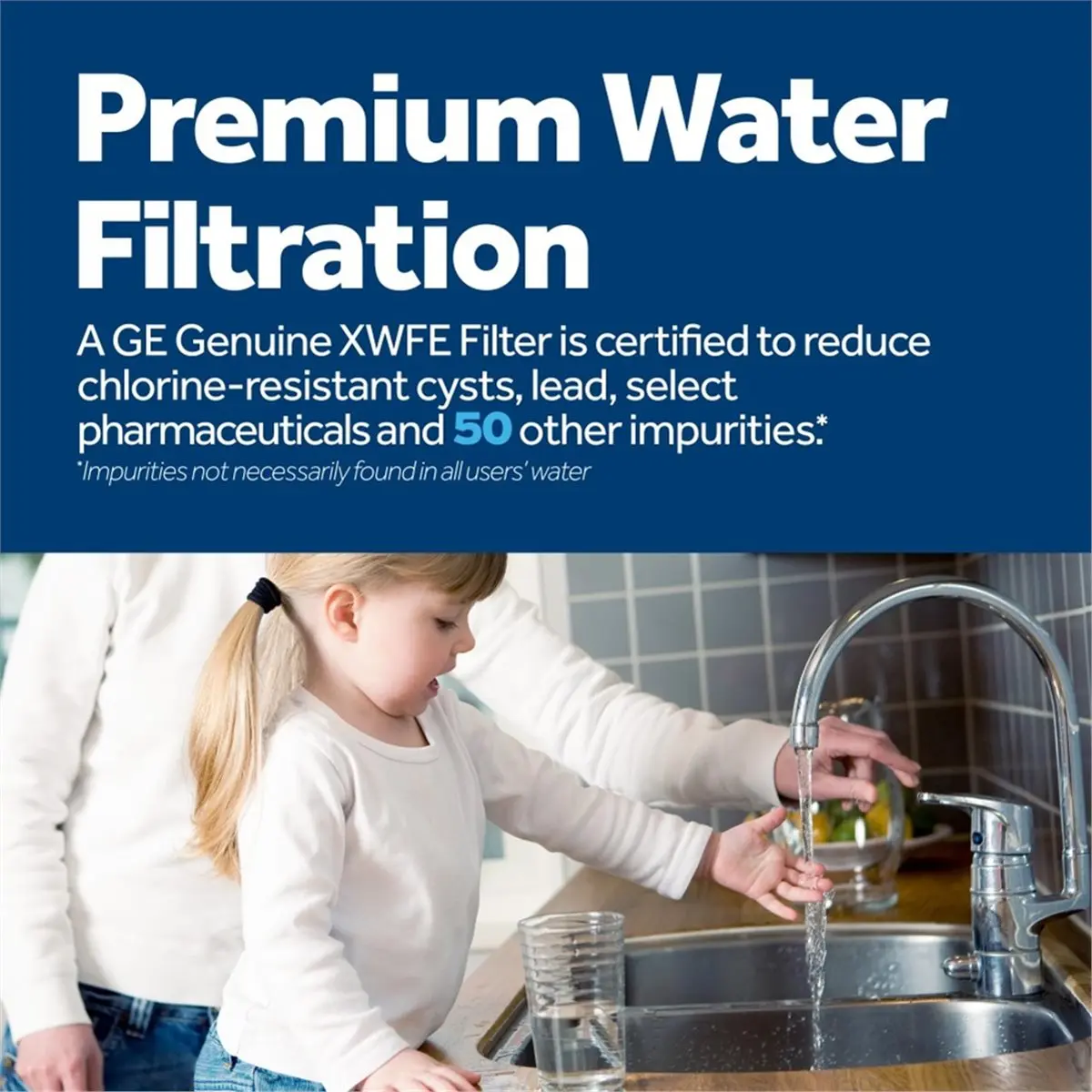 DT36 Refrigerator Water Filter, Certified to Reduce Lead, Sulfur, and 50+ Other Impurities Water Filter