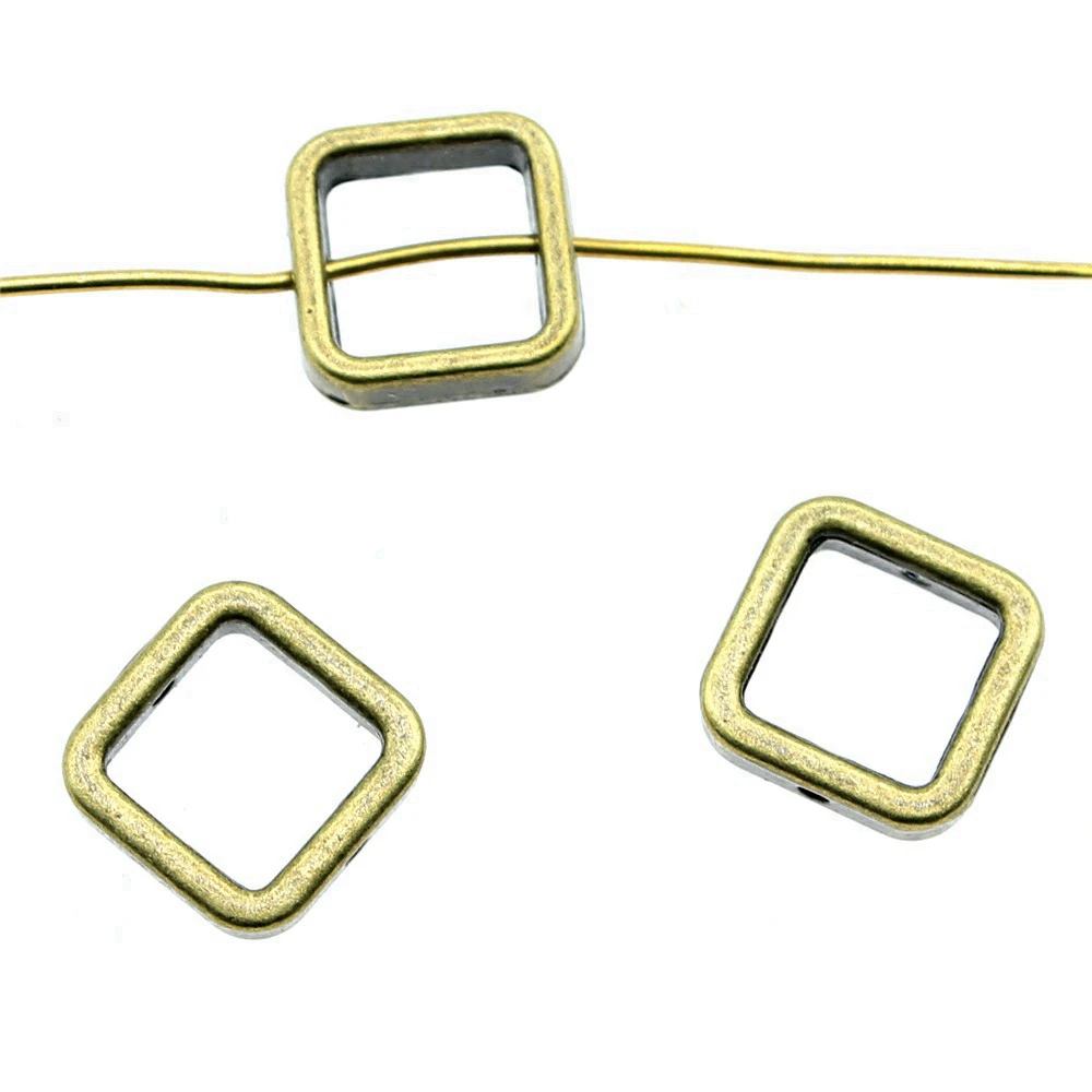 Fittings Gifts For Women Accessories Parts Jewelry Findings And Components Engraved Small Hole Beads Spacer