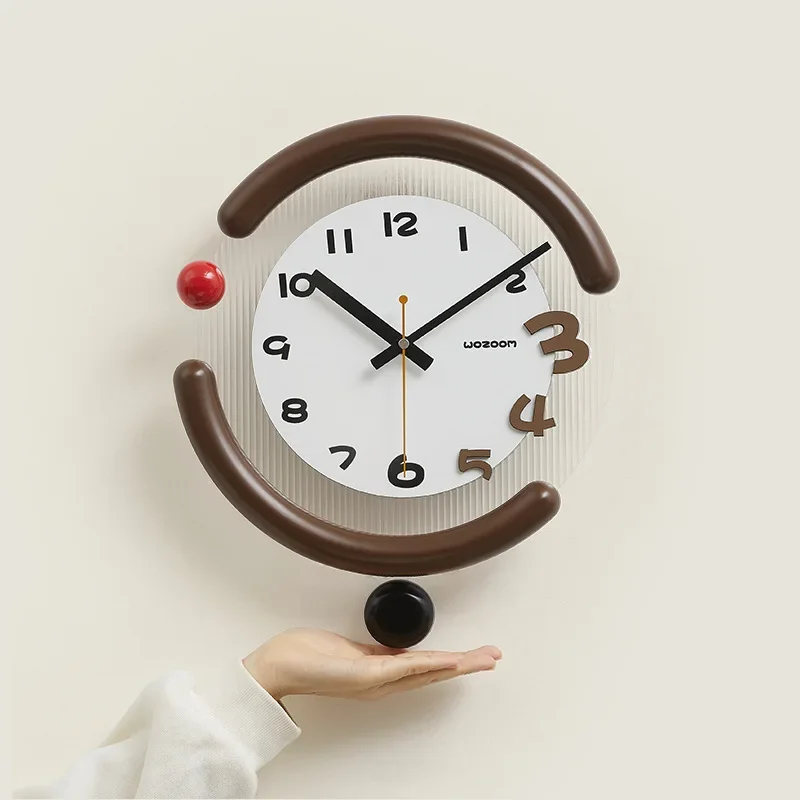 Creative wall clock - new home decor for living room, dining room, minimalist wall clock