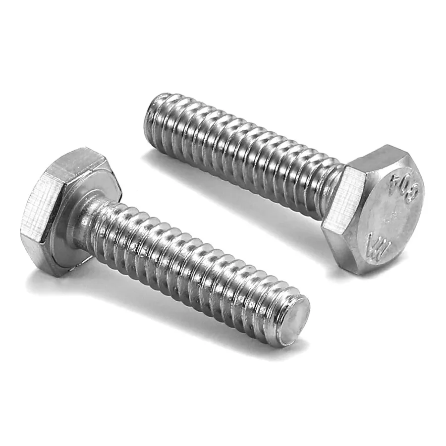 

1 420 x 1 Hex Screw Bolt 20Pcs 188 304 Stainless Steel Fully Threaded Plain Finish by