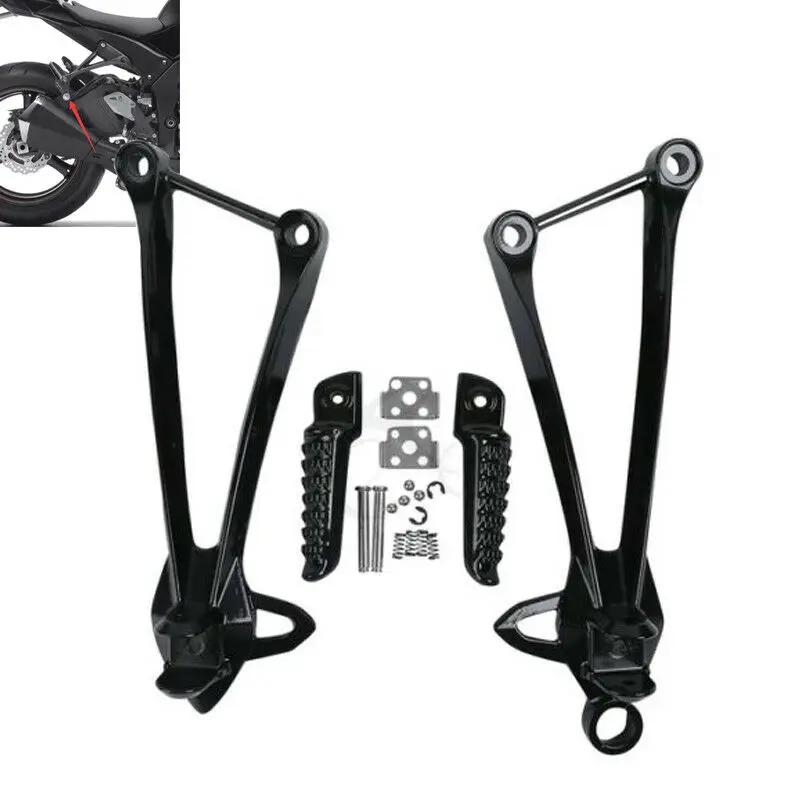 

Motorcycle Rear Footrest Foot Pegs Bracket For Kawasaki Ninja ZX10R 2008-2010 ZX6R 2009-2023 ZX636 2013-2023 22 21