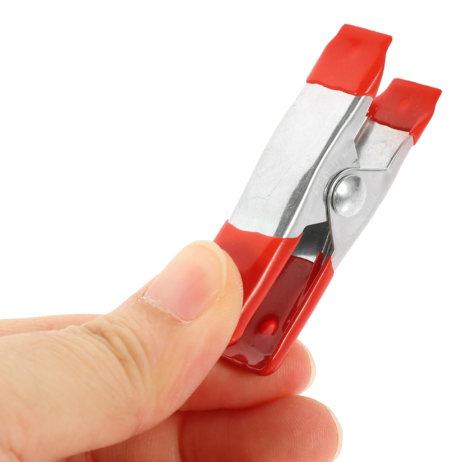 

5 Pcs 2 Inch Metal Woodworking A Clamps Heavy Duty Spring Clips Strong Grip Stable Portable Small Tent Fixture Easy Storage