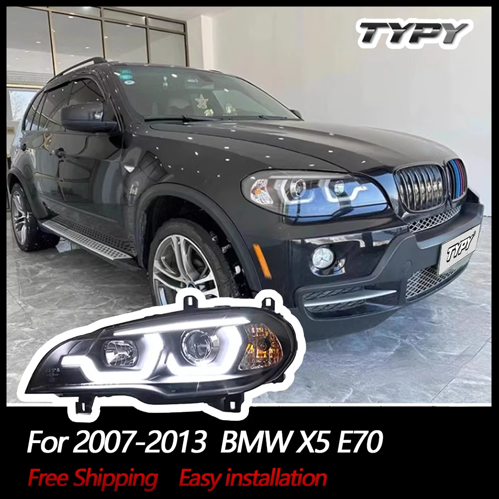 

TYPY Car Headlights For BMW X5 E70 2007-2013 LED Car Lamps Daytime Running Lights Dynamic Turn Signals Car Accessories