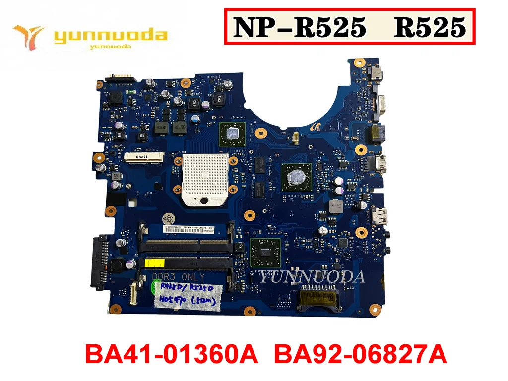 

Original For Samsung NP-R525 R525 Laptop Motherboard BA41-01360A BA92-06827A DDR3 Tested Good Free Shipping