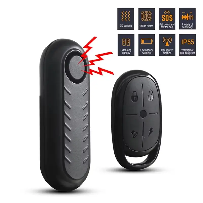 -[A51I Digital]Bicycle Alarm Alarm System Kits IP55 Waterproof Electric Motorcycle Scooter 433 MHZ Vibration Detection Arming An