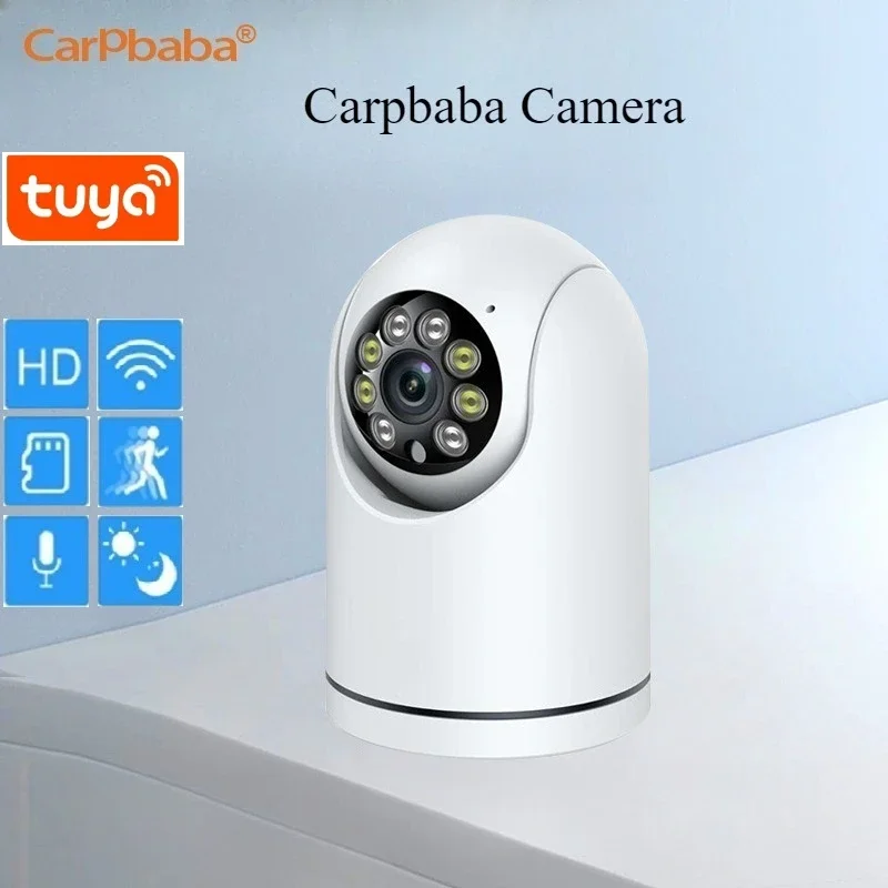 

Self Produced TUYA 2MP WIFI Camera HD Wireless Color Night Vision 360° Rotating Human Detection Surveillance Camera Smart Home