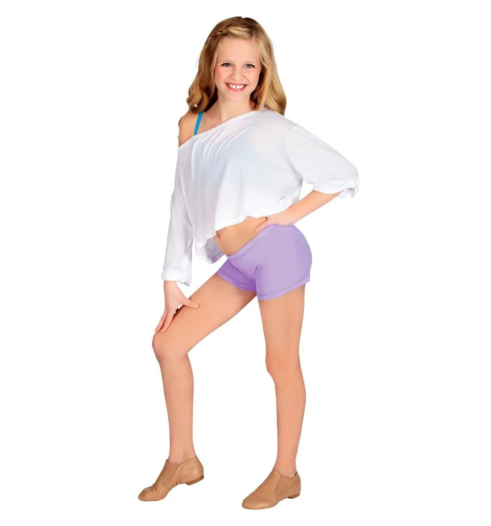 Zomer Kids Gymnastiek Shorts Lage Taille Ballet Sport Panty Jongen Danslichamen Meisjes Nylon Spandex Short Workout Dancewear Kind