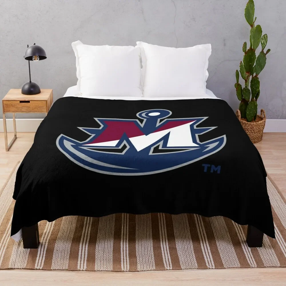 SUNY Maritime privateers Throw Blanket Bed linens Kid'S for sofa Blankets