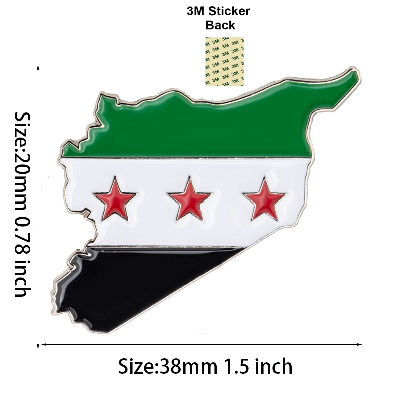 1-100PCS Syria Mobile Phone 3M Sticker Badge Metal Pin Broooches Pins