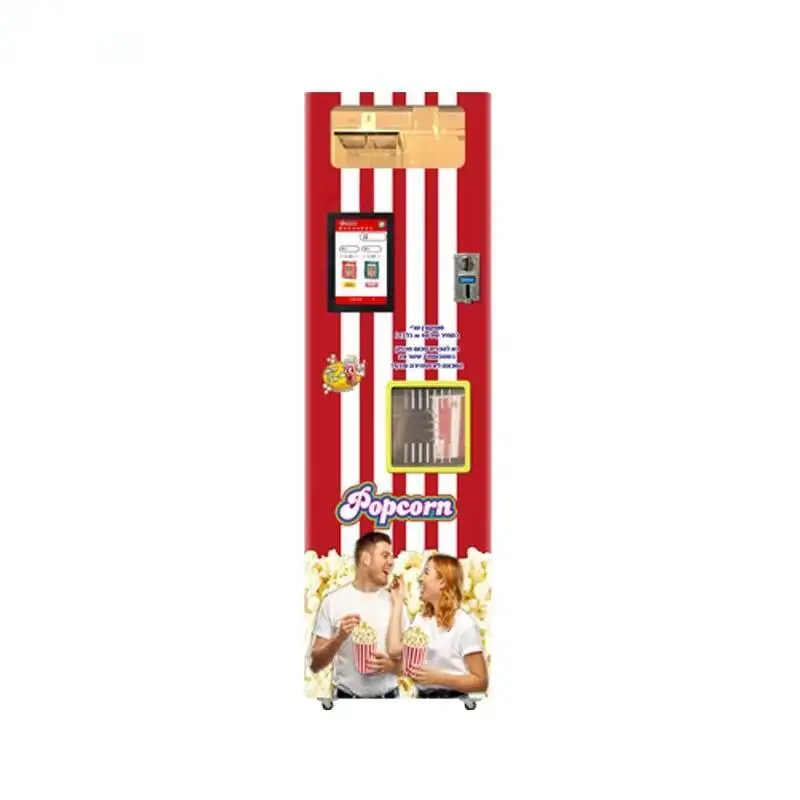 Fully Automatic Popcorn Machine, Commercial Unmanned Popcorn Vending Machine Manufacturer
