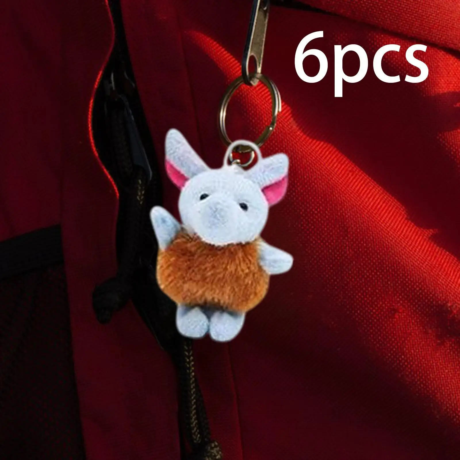 6 pezzi mini set di giocattoli di peluche animali adorabili animali di peluche giocattoli di peluche per bambini regalo di festa ragazzi e ragazze giocattolo per feste per bambini
