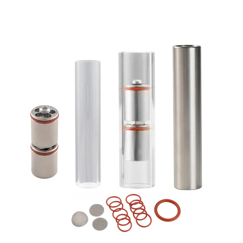 Tinymight 2 Stem Cooling Unit Accessories Glass Nozzle Mouthpiece Tube Silicone Ring Screen Accessory for TM2 Dry Herb Vaporizer #1