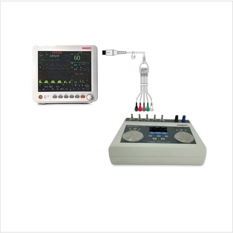 

Defibrillator emulator simulated defibrillation, half body cardiopulmonary resuscitation mannequin, medical defibrillator