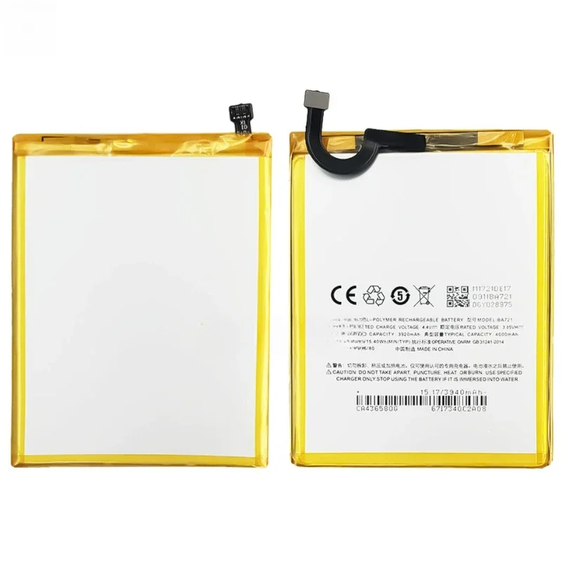 4000mAh High Quality Battery BA721 For Meizu M6 Note Cell Phone,M721H, M721L, M721Q, BA721