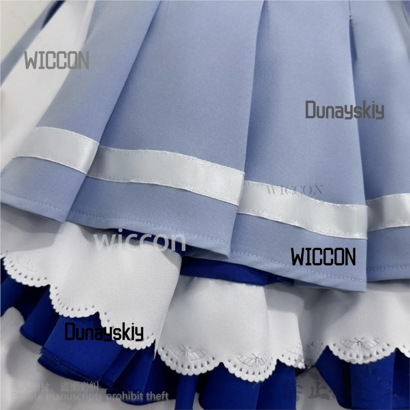 フィービー新しい衣装コスプレアニメゲーム荒野の波ブルードレス Jirai Kei 女の子甘いロリータかわいい制服ハロウィンカスタマイズ