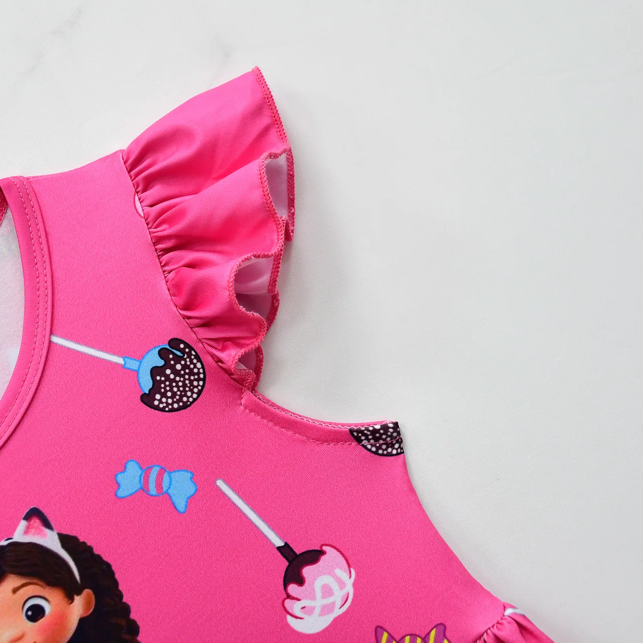 فستان للفتيات الصغيرات فساتين بيت الدمى من غابي الأميرة غابي كات لحفلات أعياد ميلاد الأطفال للفتيات الصغيرات