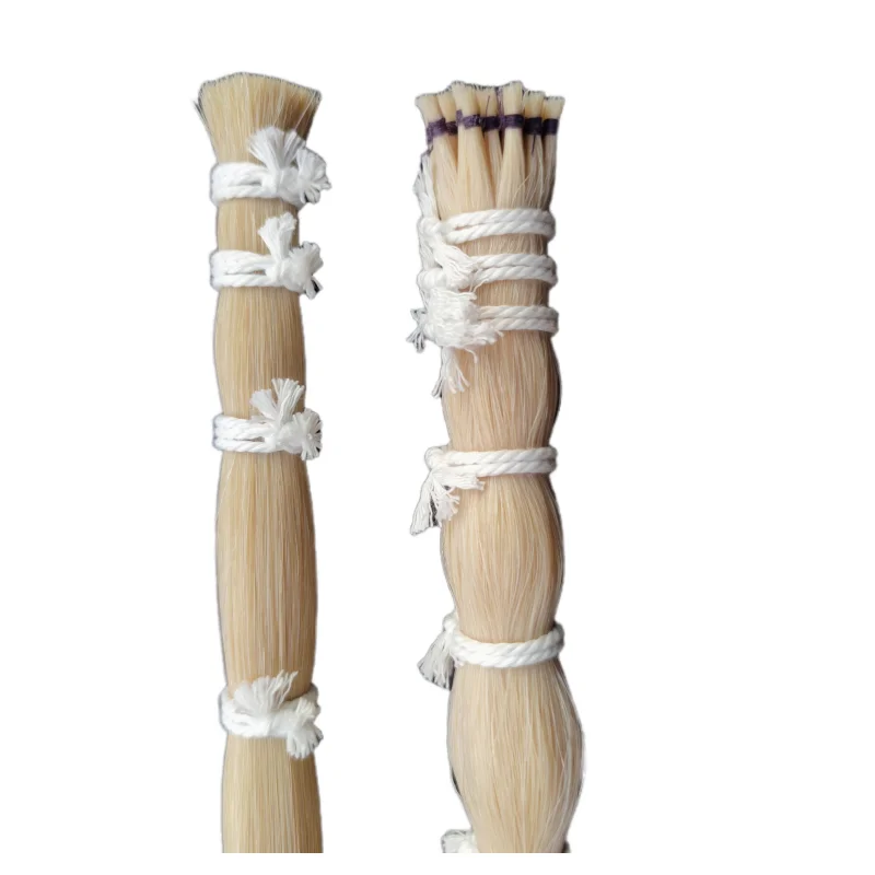 500 grams violin viola cello natural white bow hair Mongolia horse tail hair