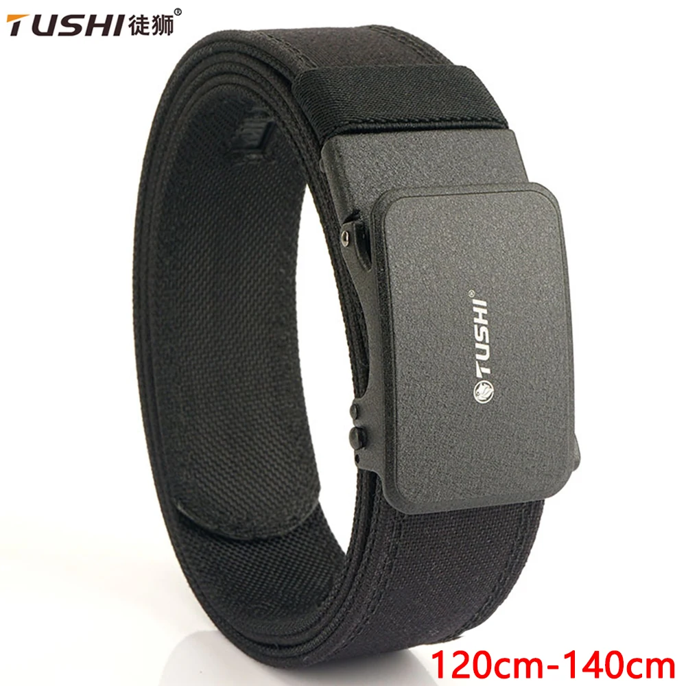 

TUSHI New Military Belt for Men Sturdy Nylon Metal Automatic Buckle Police Duty Belt Tactical Outdoor Girdle IPSC Accessories