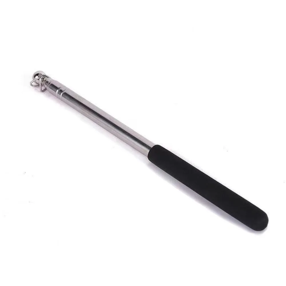 Extendable Stainless Steel Pole Outdoor Tour Guide Banner Stick Handheld Pointer For Classroom Demonstration Accessory