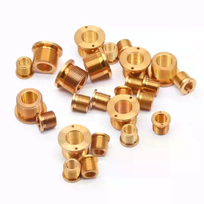 Pure Copper External Thread Copper Bushing M4x0.25 M6x0.25 Lead Screw Liner Sleeve Optical Common Thread Pair Customizable