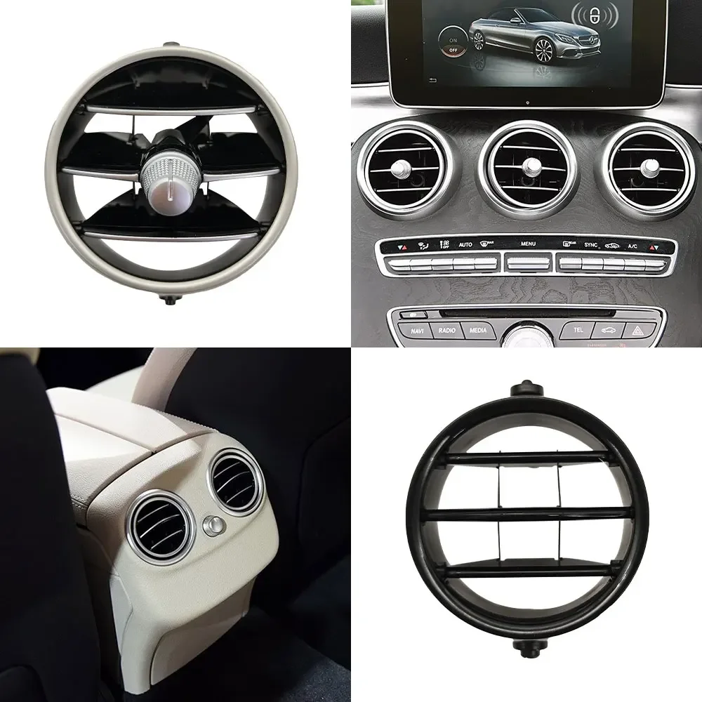 For Mercedes W205 W253 Left Right Middle AC Vent Grille Air Conditioning Outlet Cover For Benz C GLC Class C180 C200 GLC300
