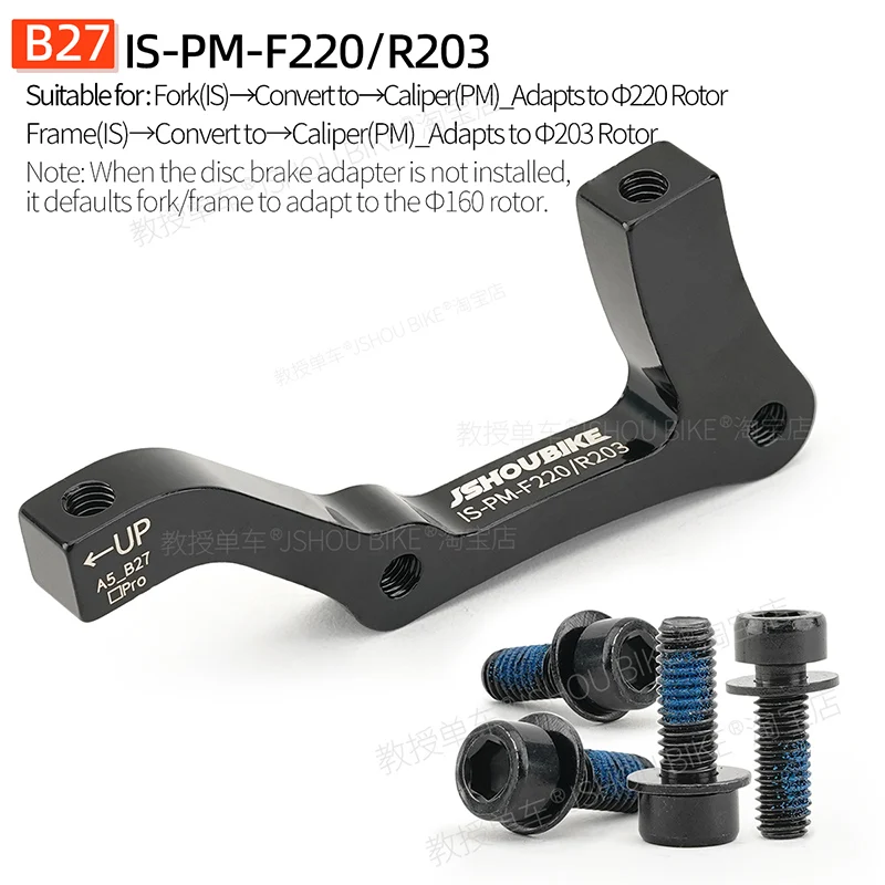 PM/IS MTB Scheibenbremse Mount Adapter 140mm 160mm 180mm 203mm Rotor Mountainbike Gabel Rahmen hinten Bremssattel Konverter Für Shimano