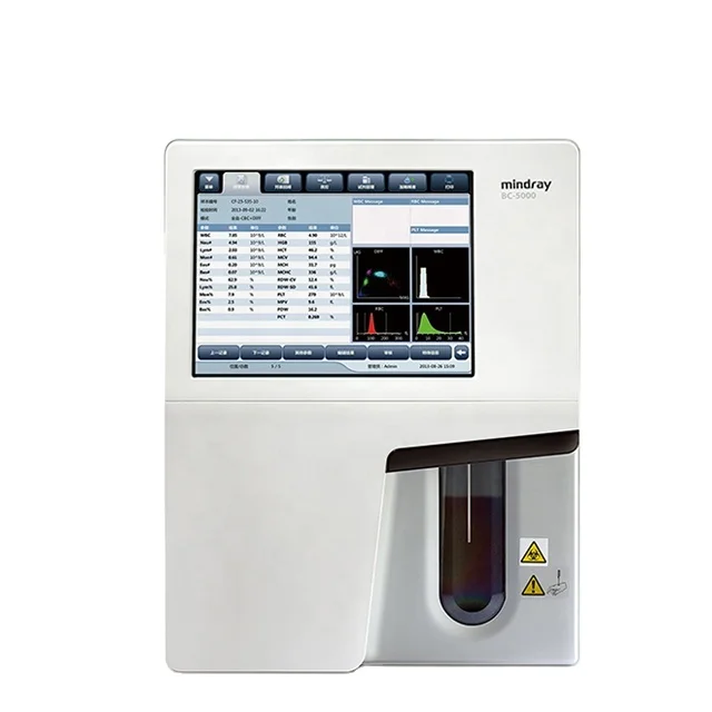Гематологический анализатор Mindray BC 5000 CBC Machine Mindray BC-5000 5-компонентный гематологический анализатор